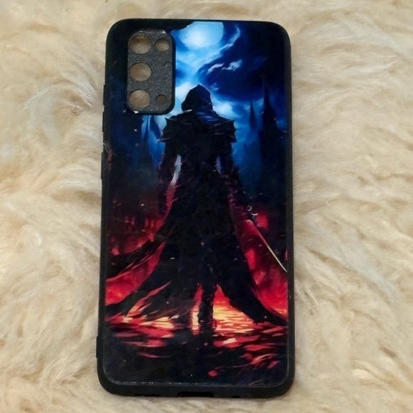 Black Fantasy Dark Knight Silhouette Smartphone Case - Picture 1 of 2
